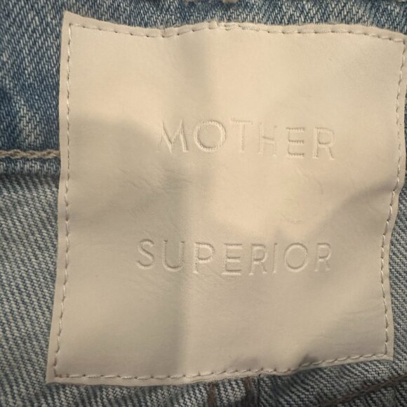 Mother Superior High Waisted Spinner Zip Chew We Bounced Jeans - Picture 6 of 11